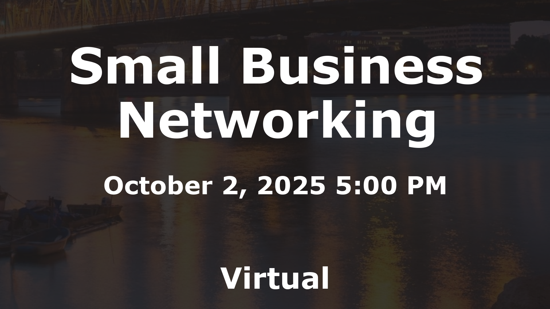 Small Business Networking event image